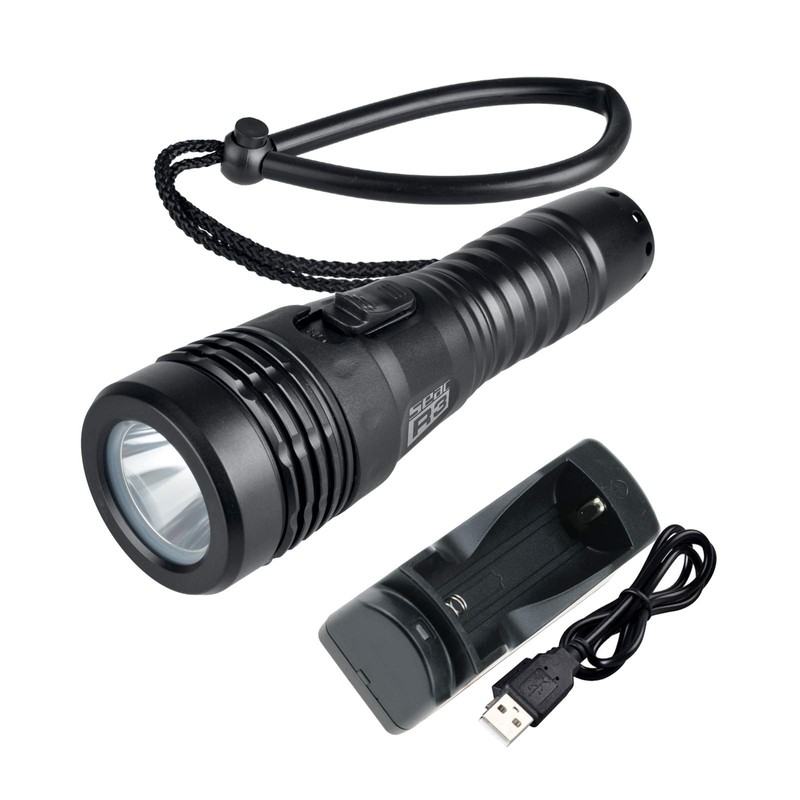 Seac Sub R3 Scuba Tauchlampe, 1 LED, 400 Lumen, über
