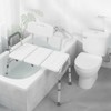 TABEKE Tub Transfer Bench for Bathtub, Tool Free Assembly Shower
