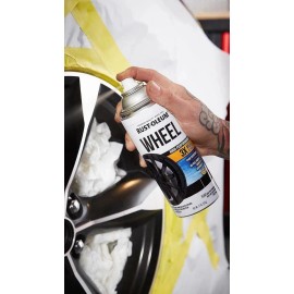 Rust-Oleum 366438 High Performance Wheel Spray Paint, 11 Oz, Matte Black