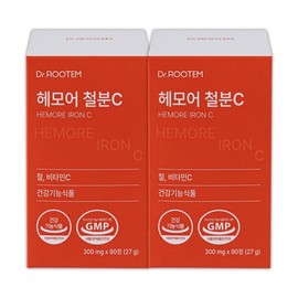 혈액 에너지 생성 산소 운반 헤모어 철분C 2팩(180정) 영국산 비타민C 미국산 식물성 철분 Blood Energy Generation Oxygen Carrying Hemore Iron C 2 Packs (180 Tablets) UK Vitamin C USA Plant-based Iron