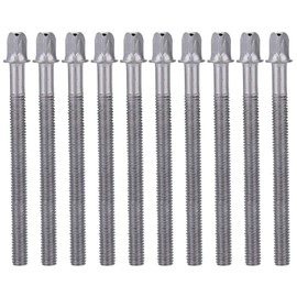 Yjcnelcr 10Pcs/pack Drum Lug Screws Drum Tension Lug Screws Rods Drums Tight Screws Drums Hardware Screws Set