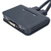USB KVM Switch 2 Ports Wired HD Multimedia Interface KVM