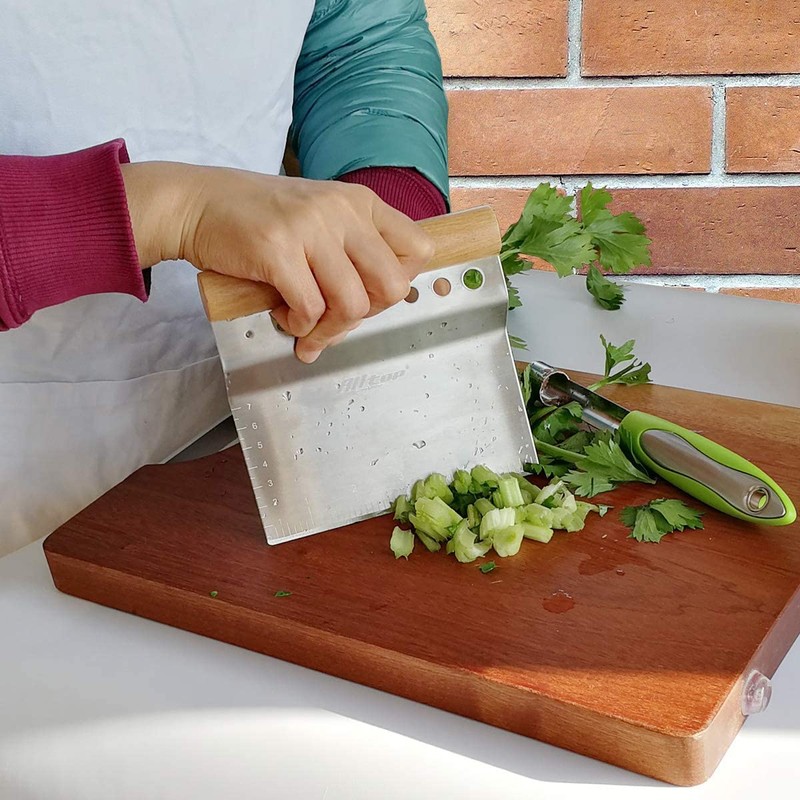 ALLTOP Dough Bench Scraper/Cutter/Chopper, 1 Pack