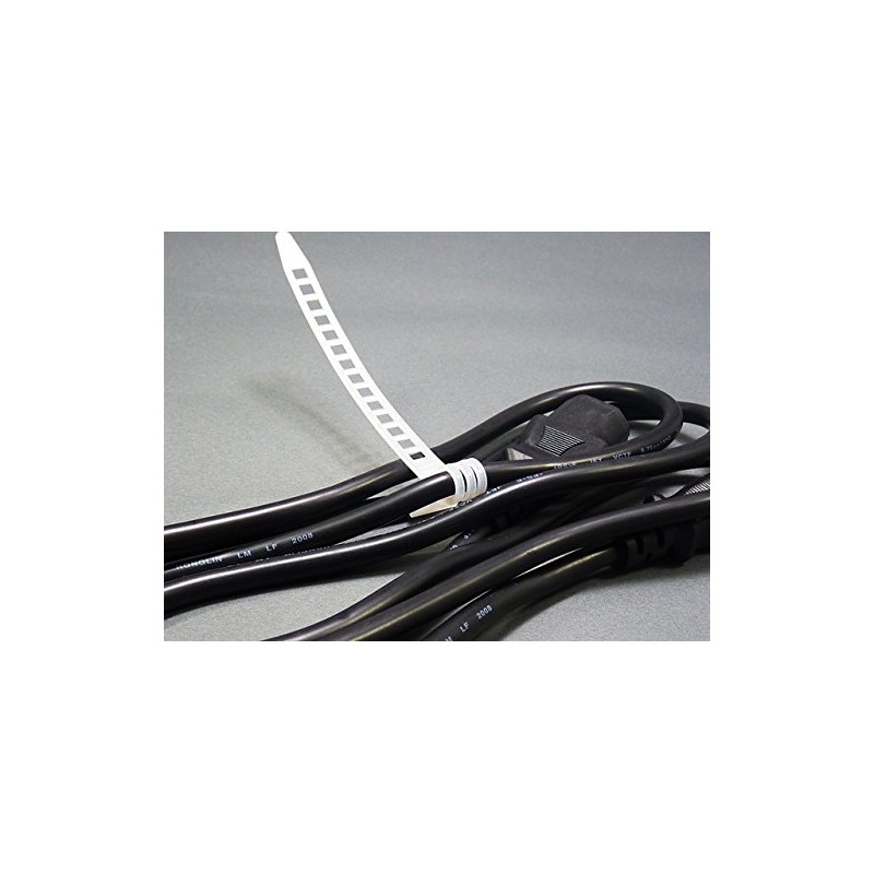 Techno Banes TSTA157PK-W0-20 Cable Ties 6.2 inches (15.7 cm), Pack