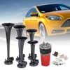 DriSentri 5pcs 125dB Black Trumpet Musical Dixie Car Duke of