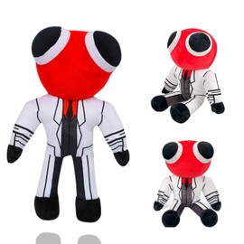 Vicyol S&D Rainbow Friends Doll Rainbow Friends Plush Dolls Horror Video Game Toy Gift for Kids Christmas Birthday (Red, Red, 30cm)