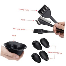 Baluue 1 Set Hair Dye Tool Hair Dyeing Kit Hair Dye Kit Hair Coloring Kit Hair Tinting Tool Black