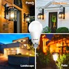 Boxlood Dusk to Dawn LED Light Bulbs, Built in Light
