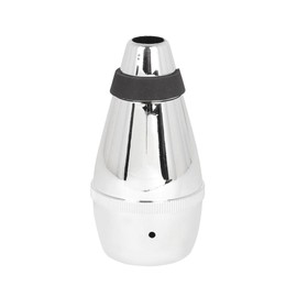 Musical Instrument Silencer Mute Reducer ABS Fully Sealed Silencer Anti-Jamming Instrument Mute Brass Instrument Accessories Suitable for Home Practice Instrument Reducer (Silver)