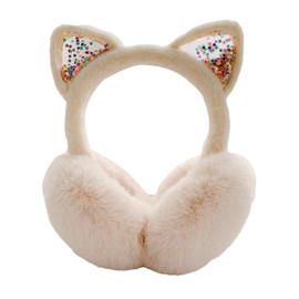 SEDEX Ear Muffs Children's Winter Ear Warmers Women's Ear Muffs Girls Plush Warm Ear Protection Child Warm Ear Protection Soft Fluffy Outdoor Ear Warmers Cold Protection Windproof Winter Accessories