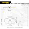 Cressi Big Eyes Evolution Mask & Alpha Ultra Dry Snorkel