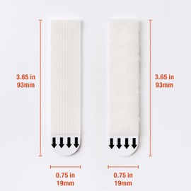 MOVELYST 60-Pairs(120 Strips) Large Picture Hanging Strips Heavy Duty, Removable Hook and Loop Tape, Picture Hanger Damage Free, Waterproof Adhesive Strips for Frame Hanging