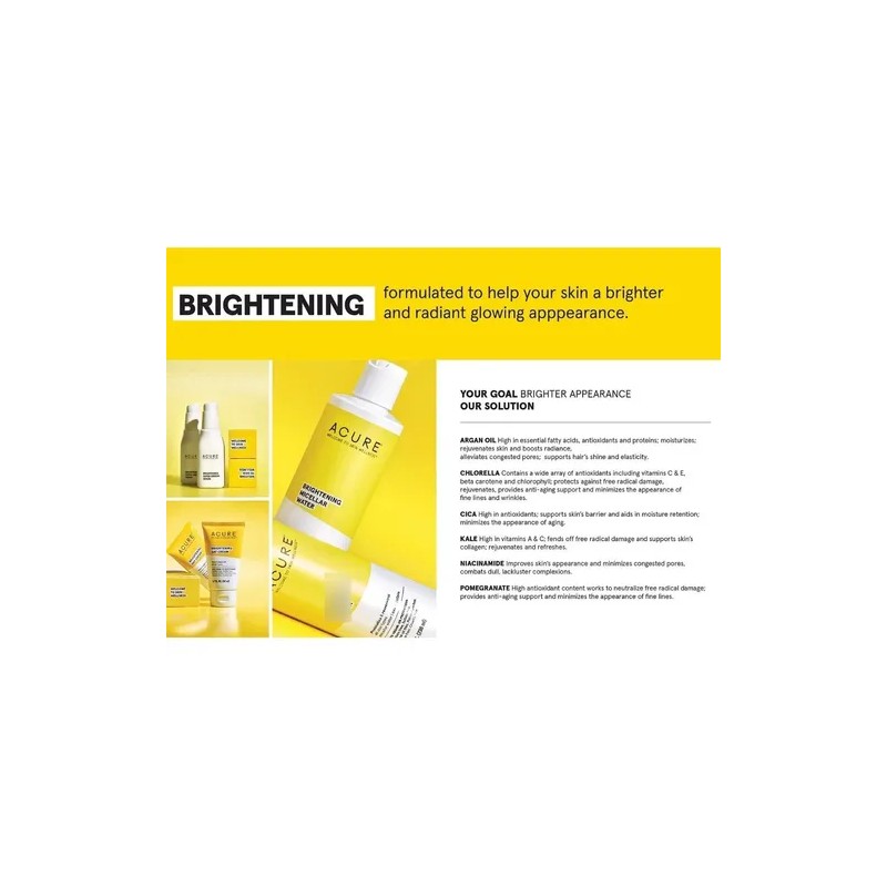 Acure Iluminador Exfoliante Facial 100 Vegano 118ml