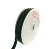 QIANF Vintage Green Velvet Ribbon, 3/8" X 25Yd