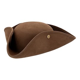 Boland 04350 Pirate Hat Charles Brown Faux Leather