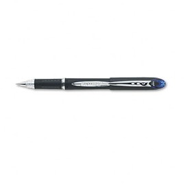 Jetstream Stick Ballpoint Pen, Bold 1mm, Blue Ink, Black Barrel, 1Each