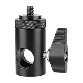 CAMVATE 16mm Light Stand Head with 1/4" Thread Screw Mount for DSLR CameraMonitor/Flashlight