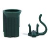 Encoidoz 100PCS C7 E12 Replacement Bulb Sockets, C7 Green Socket