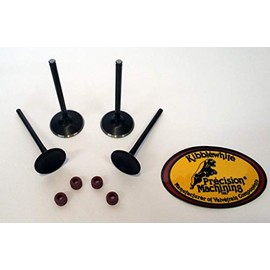 Kibblewhite Stainless Steel Intake and Exhaust Valves with Seals TRX 300EX 300X 1993-2009 250X 1987-1992