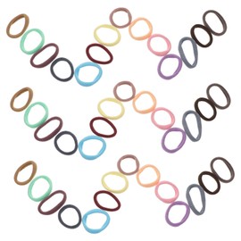 Abaodam Seamless Hair Bands 200pcs Elastic Ponytail Holders Stretchy Hair Rope for Women