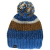 Knitted & Band Polar Fleece Hat - Stig Teal Blue