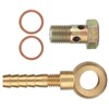 Turbocharger Water Coolant Banjo Fitting Bolt Set M14x1.5 to 3/8in