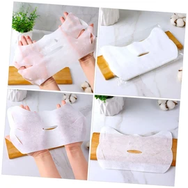 Healeved Cotton Facial Mask Sheets 10pcs Disposable Hydrating Mask for Diy Skincare