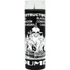 7 Day Glass Black List Dume Candle - Black…