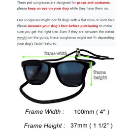 G014 Dog Pet 80s Sunglasses Goggles for Small Dogs up to 15lbs (Pink)