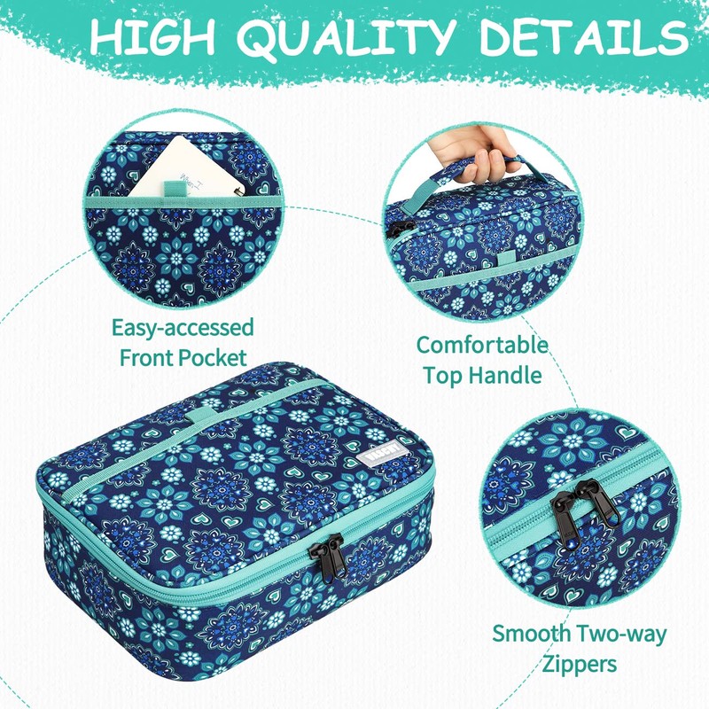 VASCHY Large Pencil Case Bag, Art Supply Marker Organizer Big