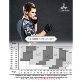 LAFROI Men's Short Sleeve UPF 50+ Baselayer Skins Compression Rash Guard (Sym Black, X-Large)