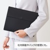 Lihit Lab Noir x Noir Pocket Holder, A4, Black F5907