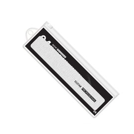 SILSTAR PROFESSIONAL 7" NAIL FILE SQUARE ZEBRA 100/180 MADE IN KOREA