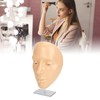 5D Silicone Makeup Practice Face Teaching Face Eye Cosmetic Mannequin