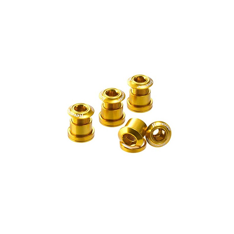 Reverse Chainring Screws Set of 4 Aluminium Gold