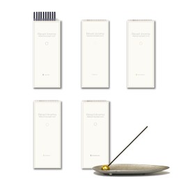 Wayu 6 Types of Scents such as Osmanthus 60 Scents, Aroma Leaf Stick, For Domestic Incense, Stylish, Incense Burner, Holder Stick