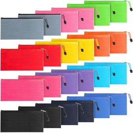 Estuche para Lpices 24 PiezasEstuche impermeable con cremallera.Puede almacenar papelera o maquillaje,Adecuada para la Escuela,Material de oficina... 