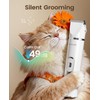 oneisall Quiet Cat Clippers for Matted Hair, 3 in 1