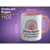 Flairy Land Mental Health Awareness Day 2Tone Mug 11oz Pink