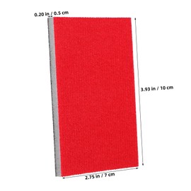 STOBAZA 20pcs Sanding Sponge Automotive Sandpaper Pads Mesh Polishing Pad Soft Sanding Blocks Fine Grit Reusable for Car Wood Metal