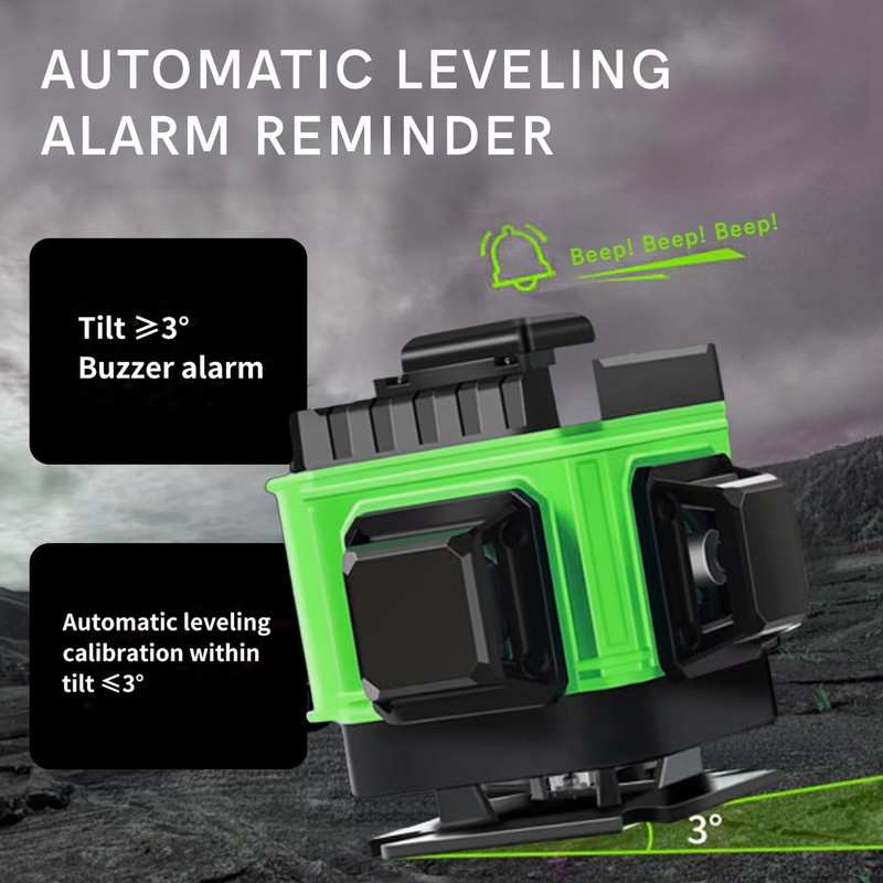 EODOJU Laser Level, Laser Level Self Leveling Tool with Rechargeable