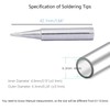 5Pcs Soldering Iron Tips, 900M Solder Tip Replacement for Weller,