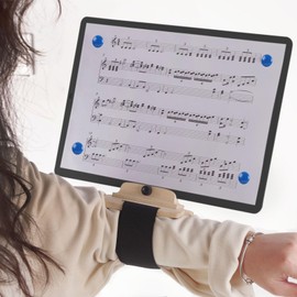 Rockhouse Marching Lyre for Arm, Flutist Friend Sheet Music Lyre Clip Holder for Flute & Piccolo