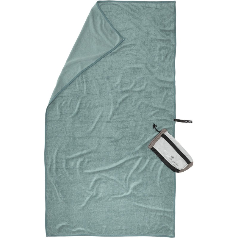 Cocoon Eco Travel Towel Lying Surface Large Nile Green