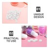 NUOBESTY 40pcs DIY Nail Art Spinner Spinner Rotary Axis Fast