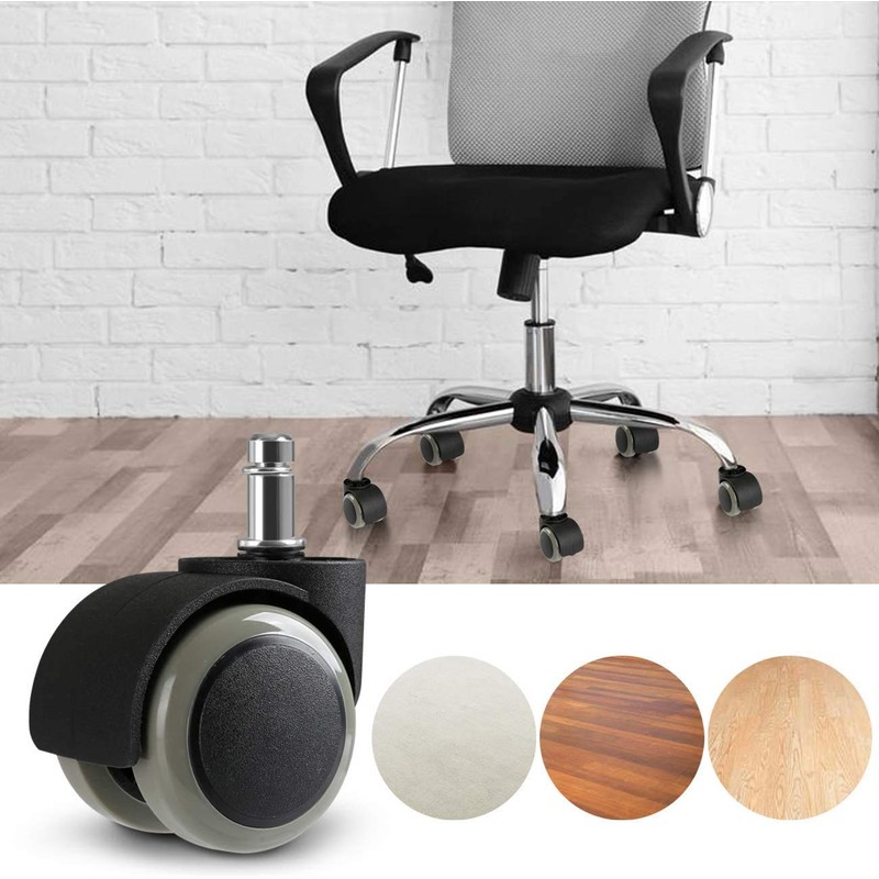 Lihao 5 Ruedas para Silla de Oficina Universales Resistentes a