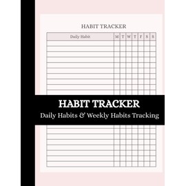 Pastel Daily Habit Tracker Journal – 110 Pages | Aesthetic Undated Planner for Women, Teens & Girls | Track Daily & Weekly Routines in Style