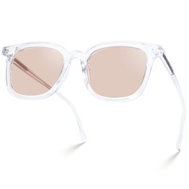 VISOONE Polarized Retro Designer Sunglasses Light Square UV Protection for Women and Men NOE