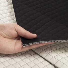 KIYOHARA TY17K-50 Sheeting Quilt Fabric, Plain, Approx. 42.5 x 19.7 inches (108 x 50 cm), Cut Col.BK, Black