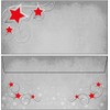 25 Envelopes Christmas Symphony of the Red Stars DIN Long